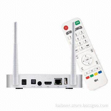 Smart Google's Android TV Box, 5V/2A Power Supply, 8GB NAND Flash, Sized 148 x 148 x 24mm